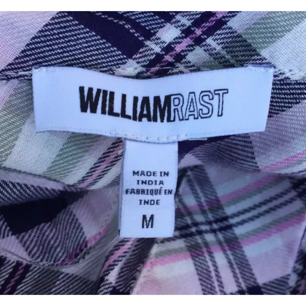 William Rast Plaid Button Down Short Sleeves Shir… - image 5